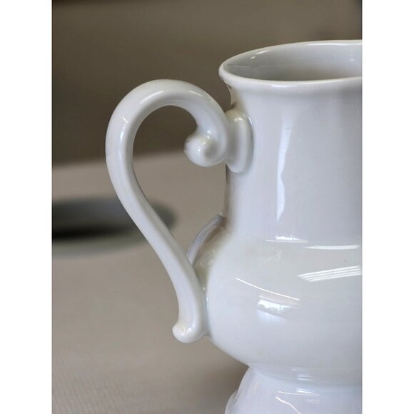 Vintage Heinrich Germany White Porcelain Creamer Milk Pitcher - Picture 5 of 7